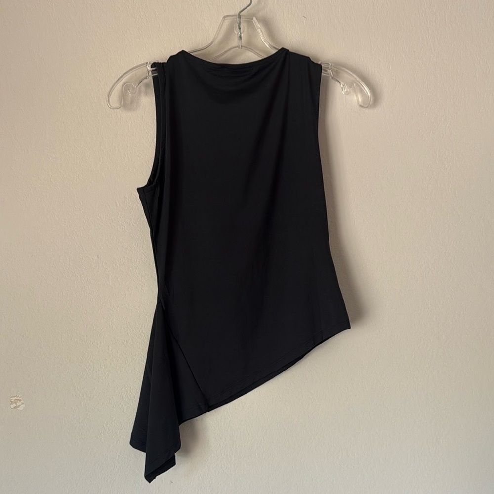 ASOS Elegant Black Asymmetrical Tank Top - Picture 4 of 4